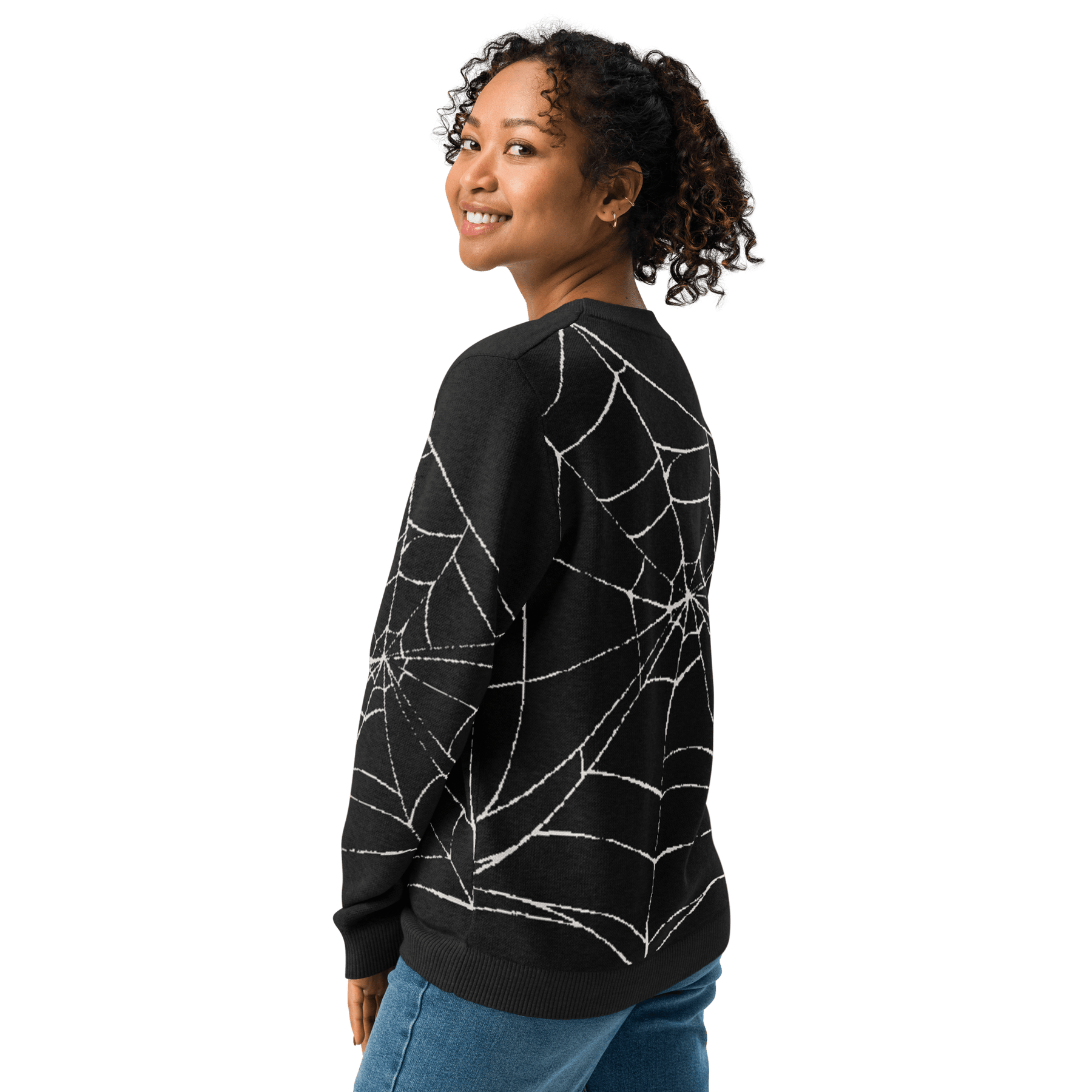 Web Weaver Knit Crew Neck Sweater - Goth Cloth Co.7150911_19635