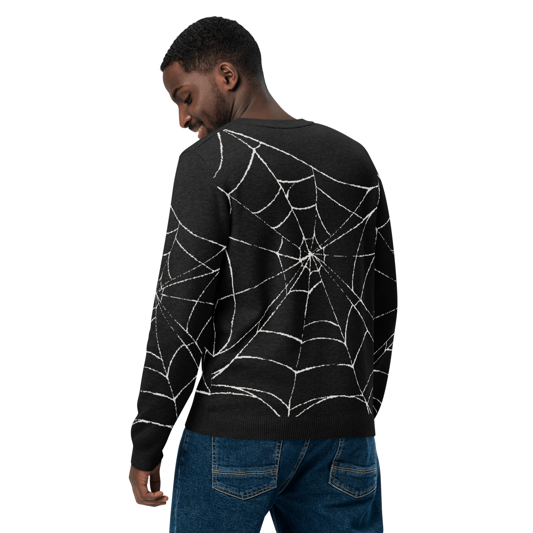 Web Weaver Knit Crew Neck Sweater - Goth Cloth Co.7150911_19635