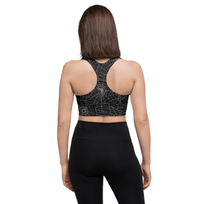 Web Weaver Longline Sports Bra - Goth Cloth Co.4026337_12290