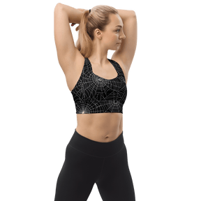 Web Weaver Longline Sports Bra - Goth Cloth Co.4026337_12290