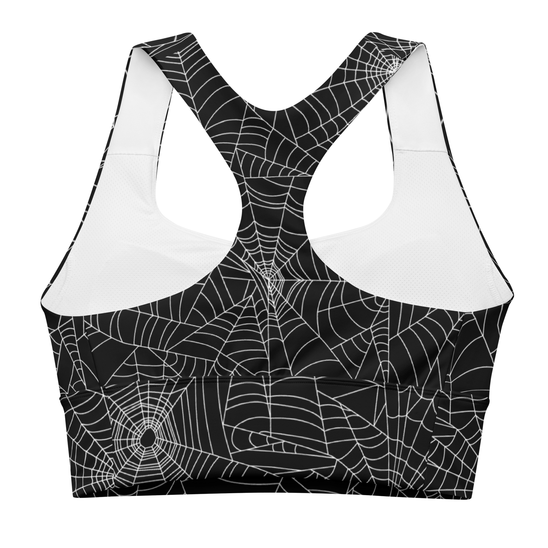 Web Weaver Longline Sports Bra - Goth Cloth Co.4026337_12290