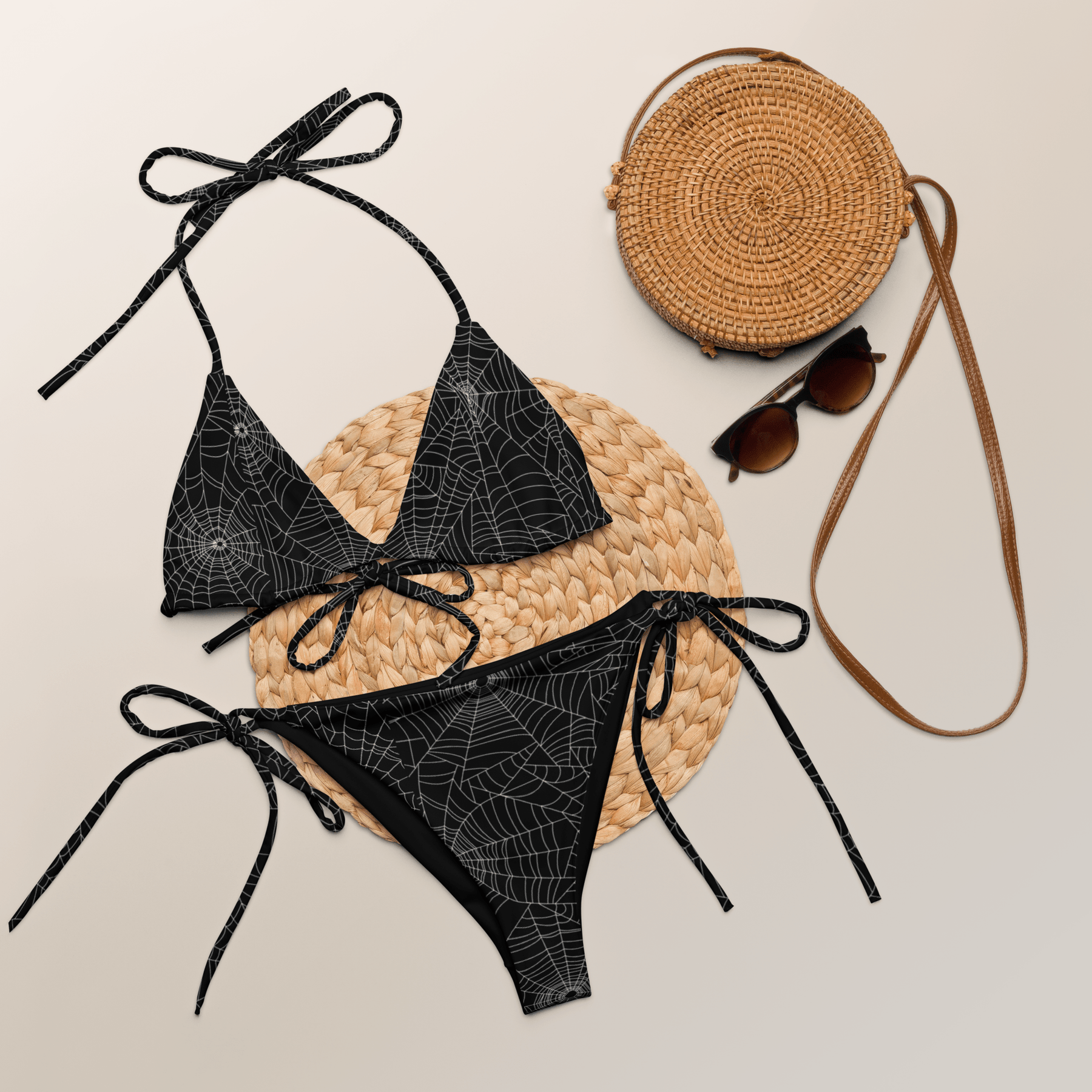 Web Weaver String Bikini Bottom - Goth Cloth Co.4200803_16575