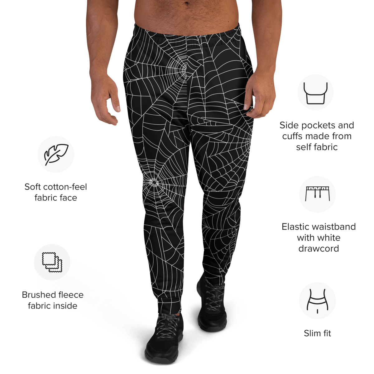 Web Weaver Unisex Joggers - Goth Cloth Co.6445737_11033