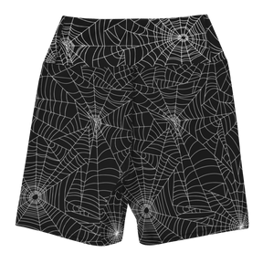 Web Weaver Yoga Shorts - Goth Cloth Co.2490829_9079