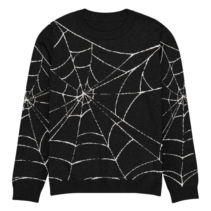 Webs We Weave Knit Crew Neck Sweater - Goth Cloth Co.7150911_19635