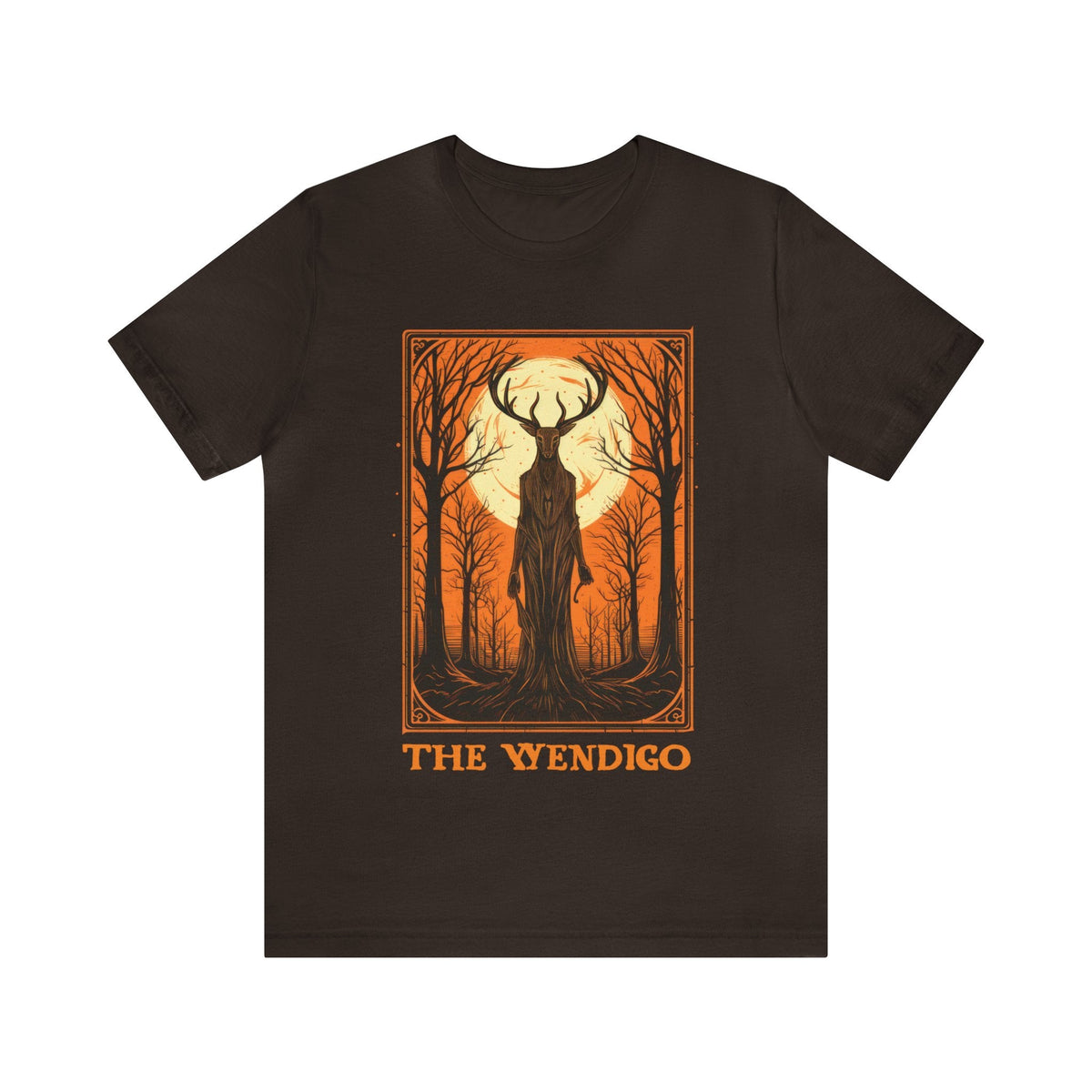 Wendigo Tarot Card T-Shirt - Goth Cloth Co.T-Shirt31726358778337968018