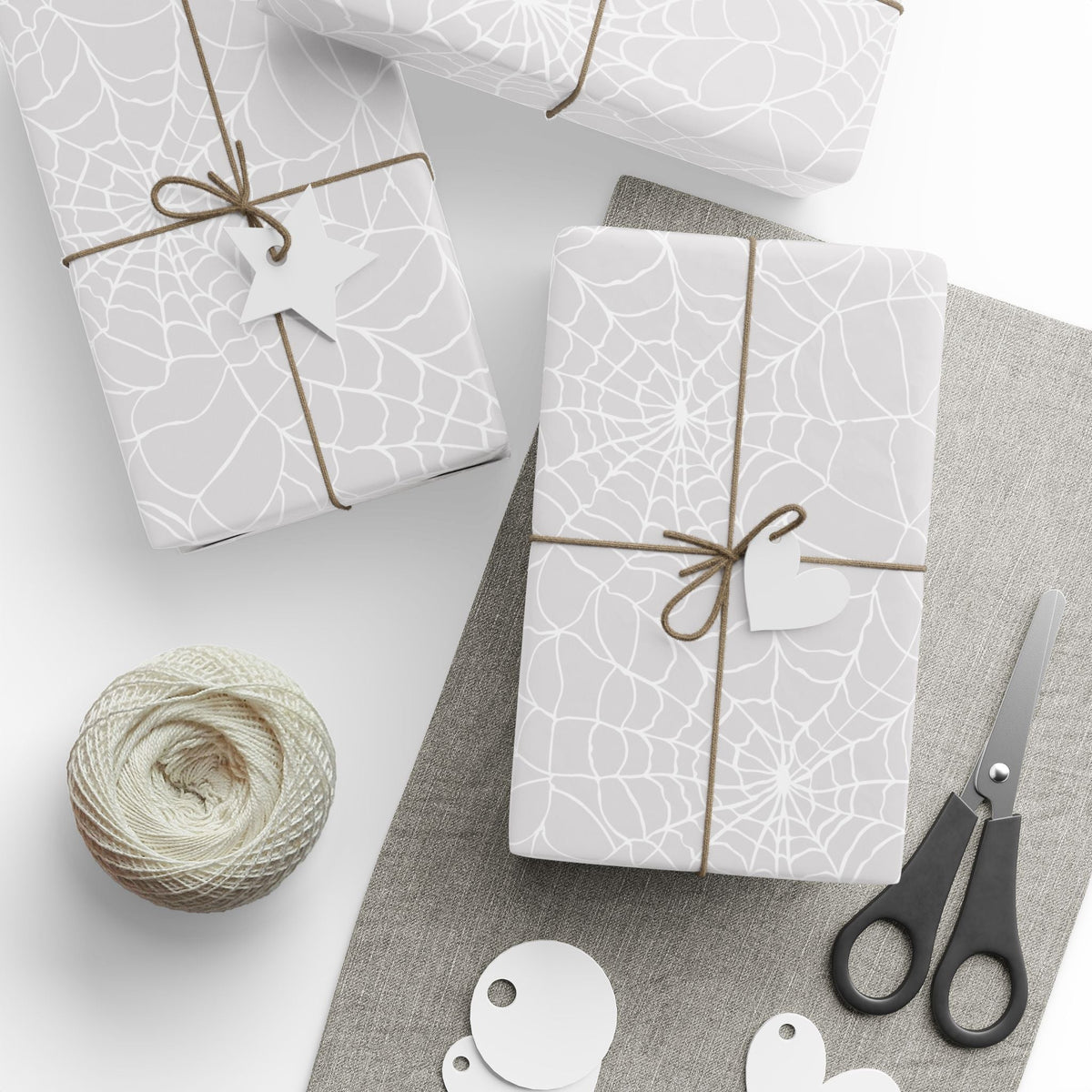 Whisper Webs Gift Wrap - Goth Cloth Co.Home Decor27624544452275184365