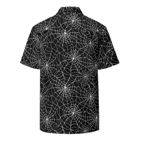 Wicked Web Weave Button - Up Shirt - Goth Cloth Co.8081350_17117