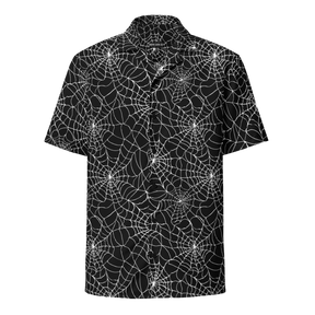 Wicked Web Weave Button - Up Shirt - Goth Cloth Co.8081350_17117