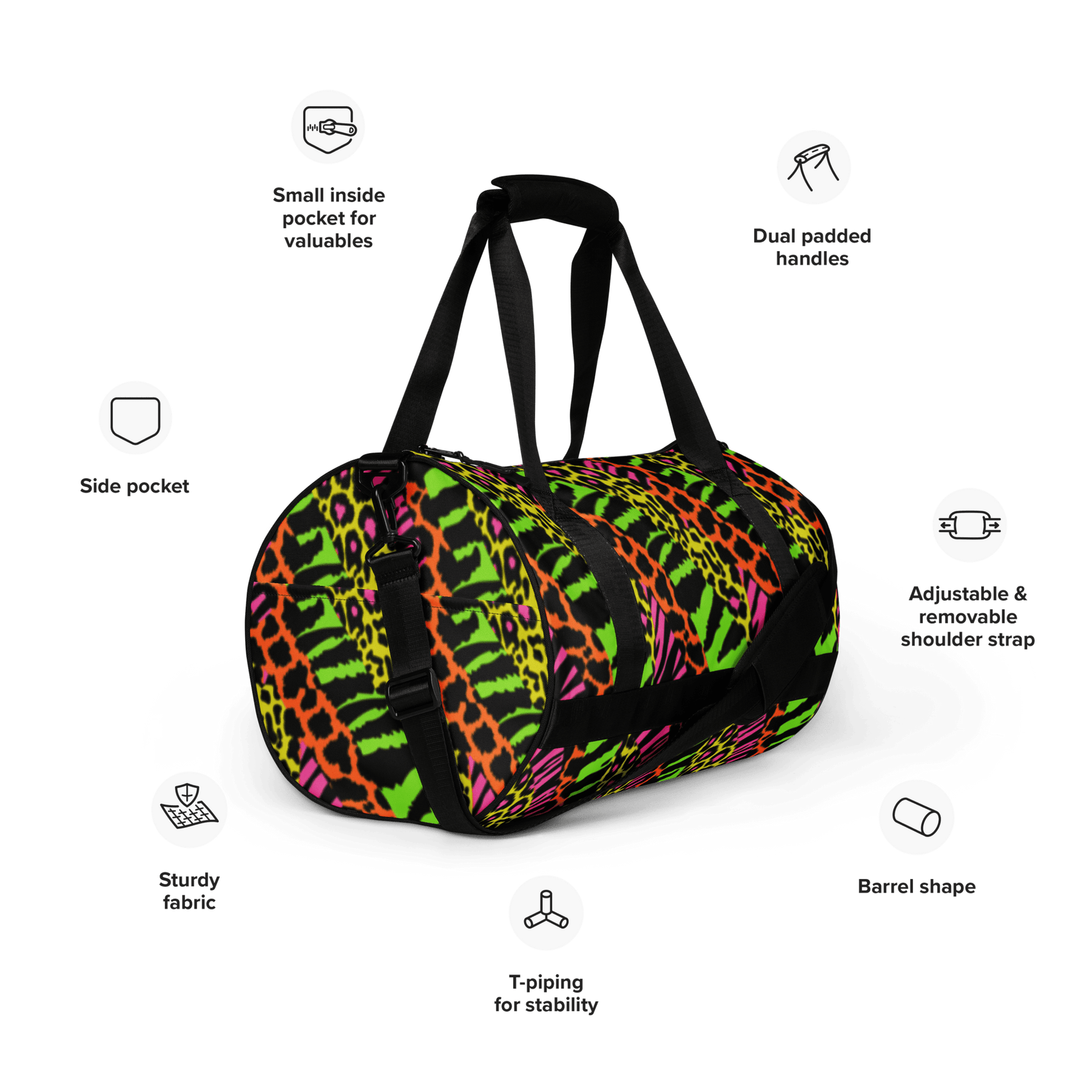 Wild Thing Duffle Bag - Goth Cloth Co.gymwear1169156_15155