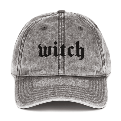Witch Vintage Acid Wash Dad Cap - Goth Cloth Co.7227050_10803
