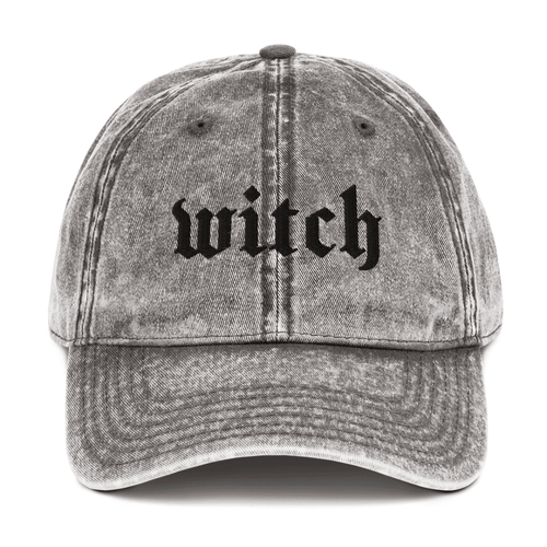 Witch Vintage Acid Wash Dad Cap - Goth Cloth Co.7227050_10803