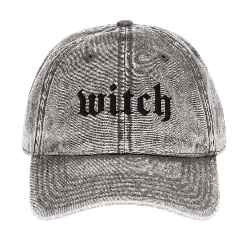 Witch Vintage Acid Wash Dad Cap - Goth Cloth Co.7227050_10803