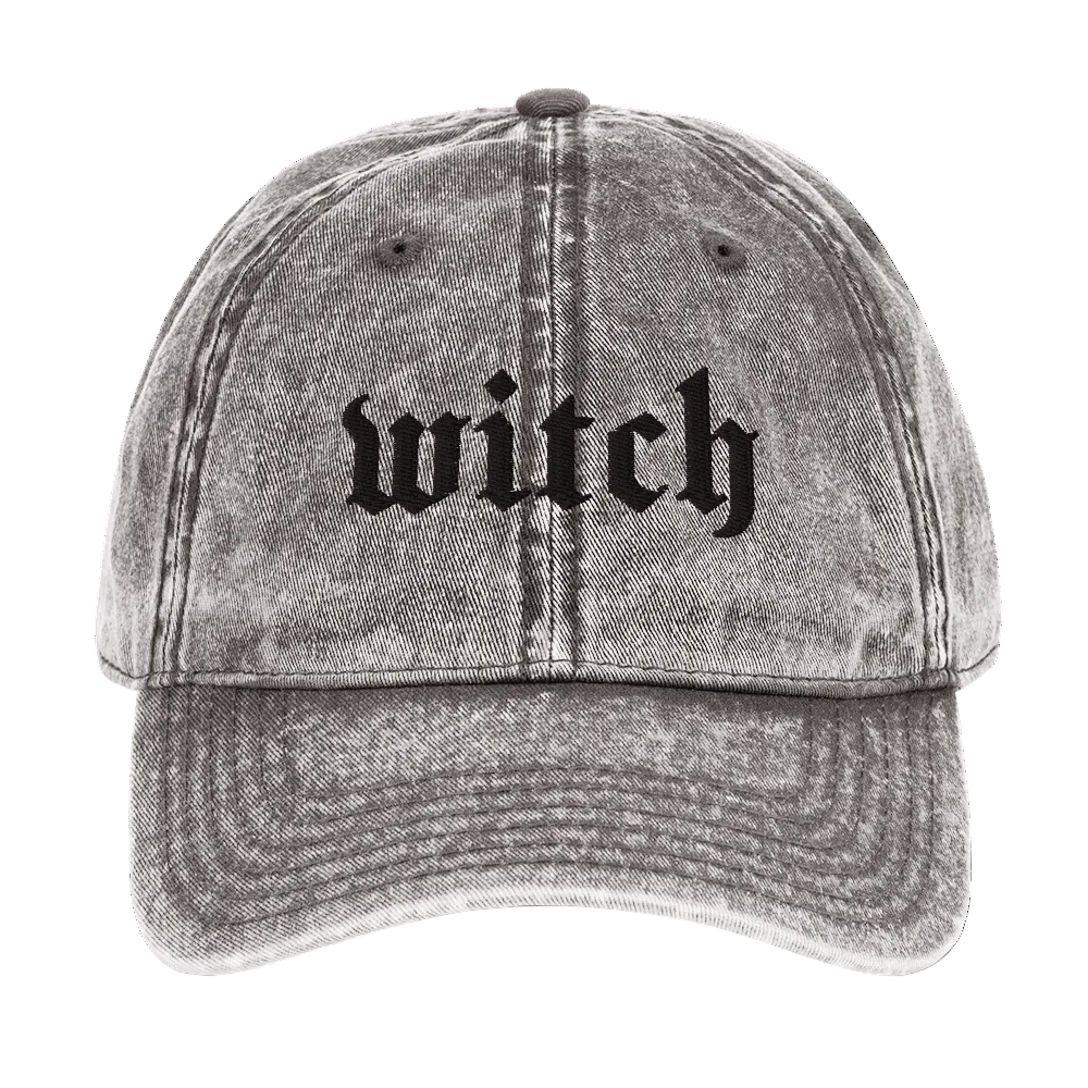 Witch Vintage Acid Wash Dad Cap - Goth Cloth Co.7227050_10803