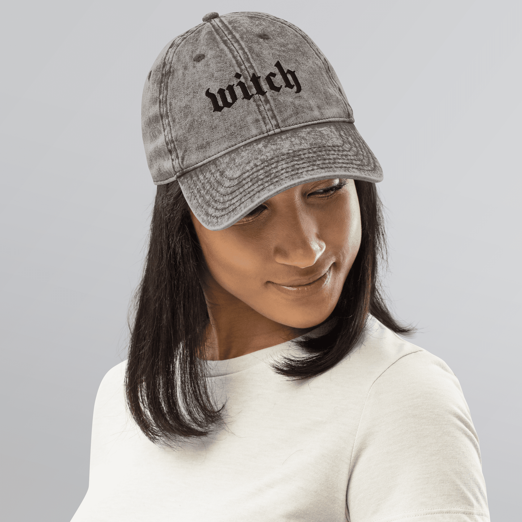 Witch Vintage Acid Wash Dad Cap - Goth Cloth Co.7227050_9793