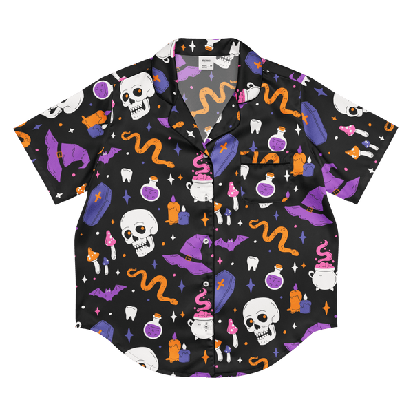 Witch's Whimsy Silky Pajama Top - Goth Cloth Co.1477404_20964