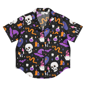 Witch's Whimsy Silky Pajama Top - Goth Cloth Co.1477404_20964