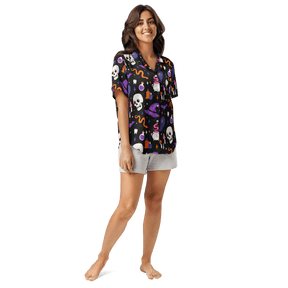Witch's Whimsy Silky Pajama Top - Goth Cloth Co.1477404_20964