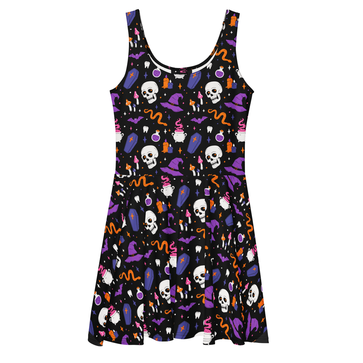 Witch's Whimsy Skater Dress - Goth Cloth Co.2998735_9613