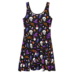 Witch's Whimsy Skater Dress - Goth Cloth Co.2998735_9613