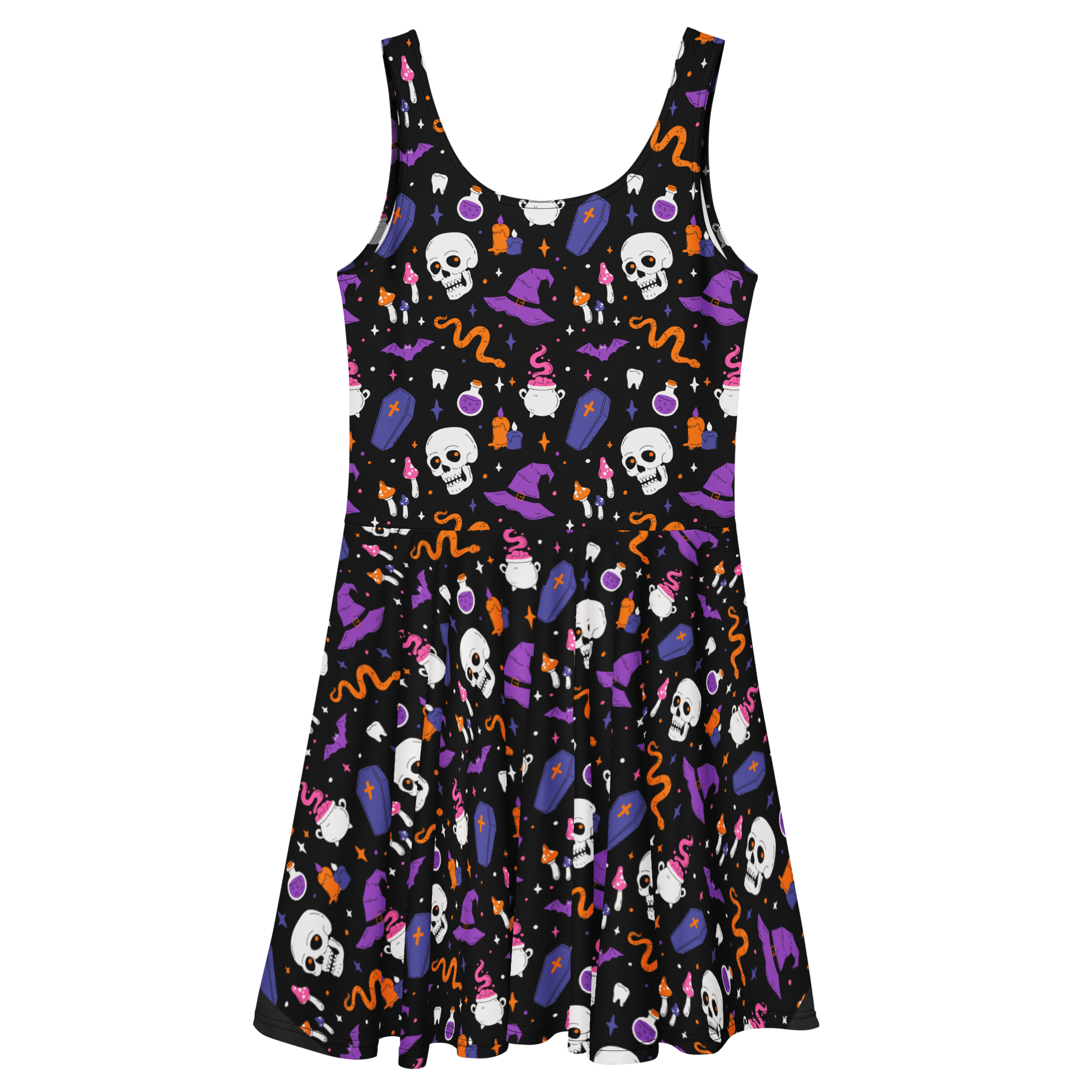 Witch's Whimsy Skater Dress - Goth Cloth Co.2998735_9613