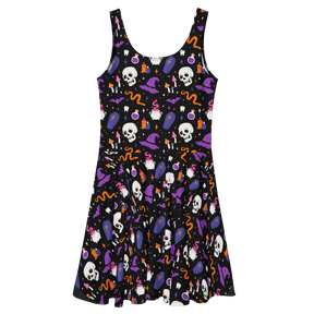 Witch's Whimsy Skater Dress - Goth Cloth Co.2998735_9613