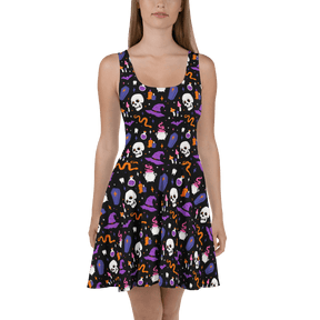 Witch's Whimsy Skater Dress - Goth Cloth Co.2998735_9613