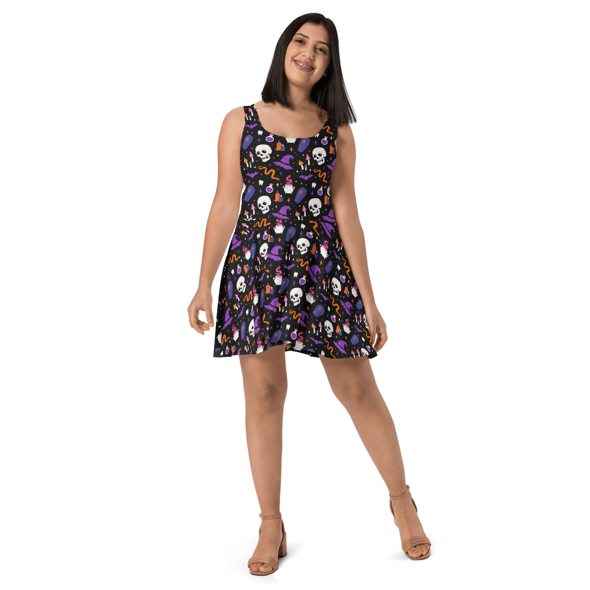Witch's Whimsy Skater Dress - Goth Cloth Co.2998735_9613