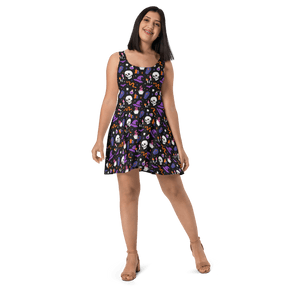 Witch's Whimsy Skater Dress - Goth Cloth Co.2998735_9613