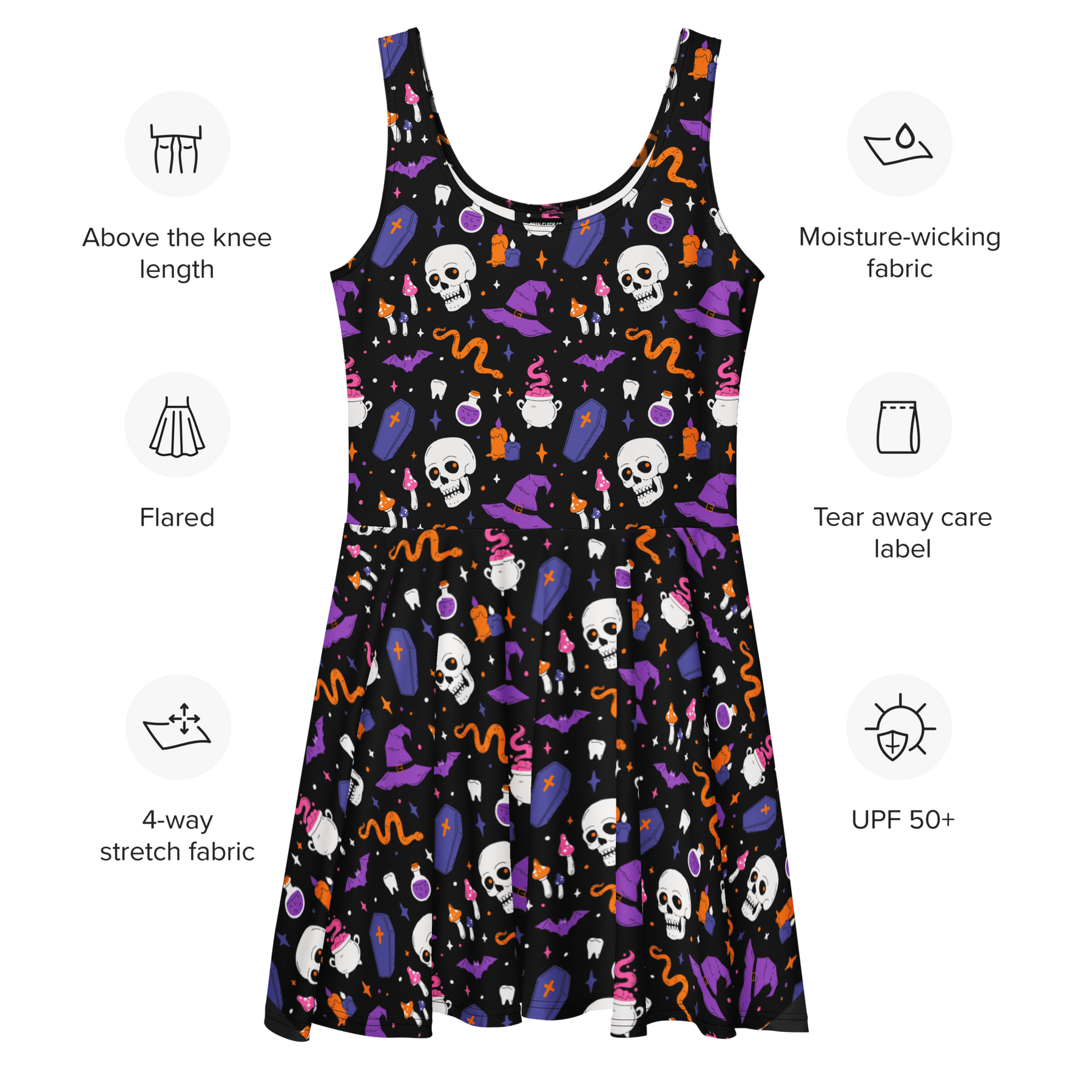 Witch's Whimsy Skater Dress - Goth Cloth Co.2998735_9613