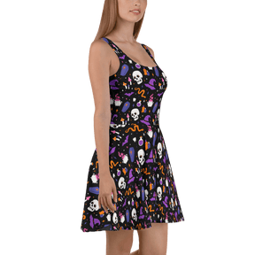 Witch's Whimsy Skater Dress - Goth Cloth Co.2998735_9613