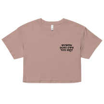 Women Don't Owe You Embroidered Crop Top - Goth Cloth Co.4373114_17250