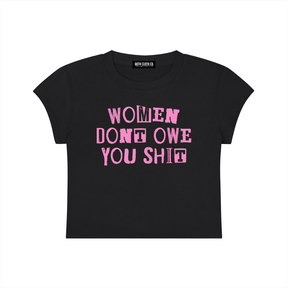 Women Don't Owe You Shit Baby Tee - Goth Cloth Co.260501PODAA1069001