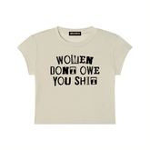 Women Don't Owe You Shit Baby Tee - Goth Cloth Co.260521PODAA0028001
