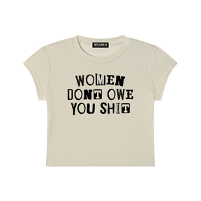 Women Don't Owe You Shit Baby Tee - Goth Cloth Co.260521PODAA0028001