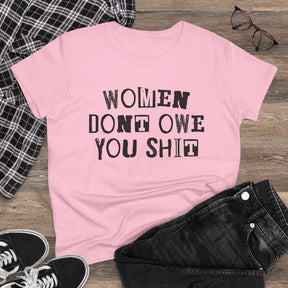 Women Don't Owe You Women's Baby Tee - Goth Cloth Co.T-Shirt16015855473649101965