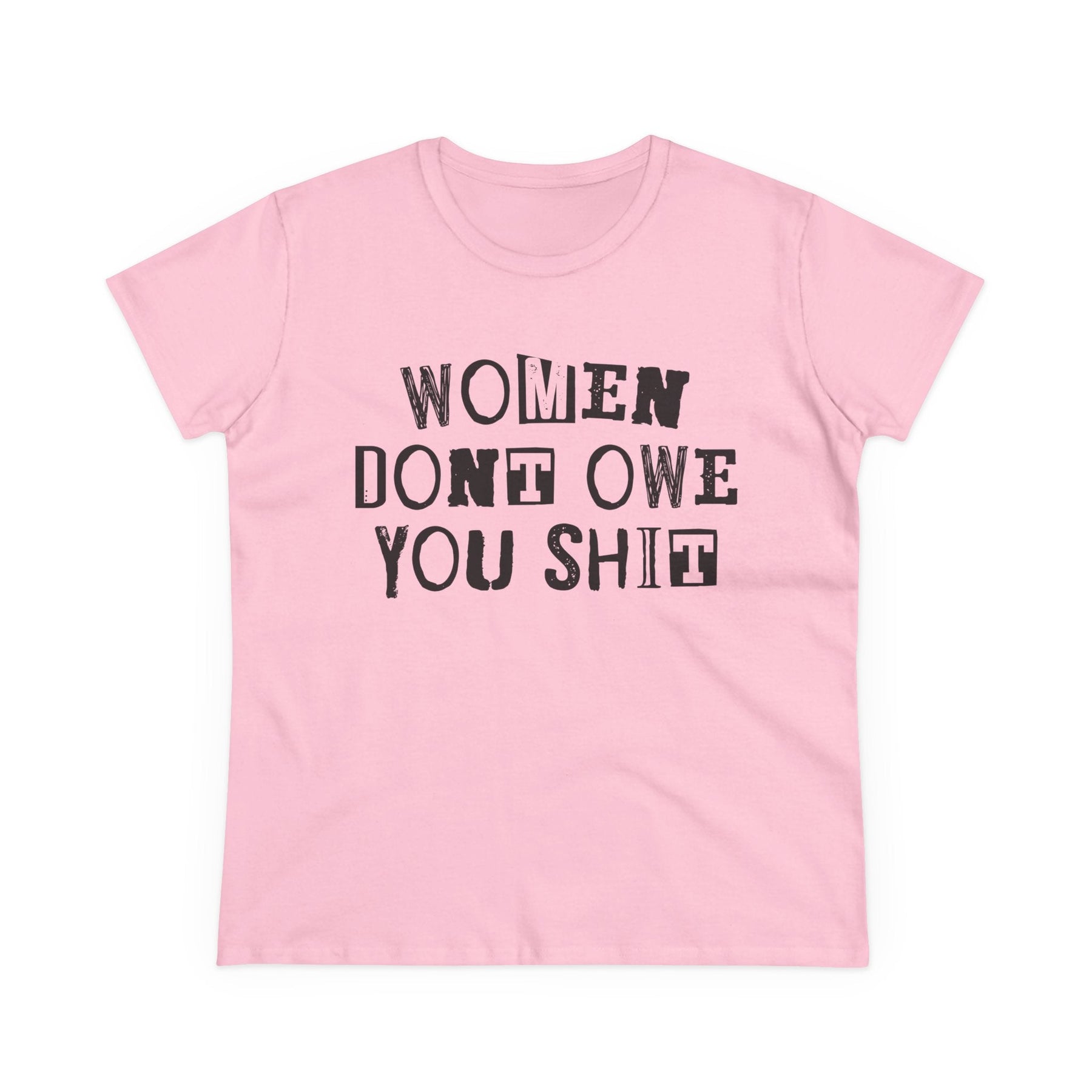 Women Don't Owe You Women's Baby Tee - Goth Cloth Co.T-Shirt16015855473649101965