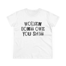 Women Don't Owe You Women's Baby Tee - Goth Cloth Co.T-Shirt18340194887237631917