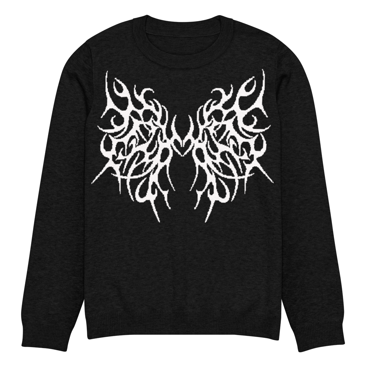 Y2K Butterfly Knit Crewneck Sweater - Goth Cloth Co.9632310_19635