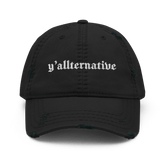 Y'allternative Distressed Dad Hat - Goth Cloth Co.9110008_10990