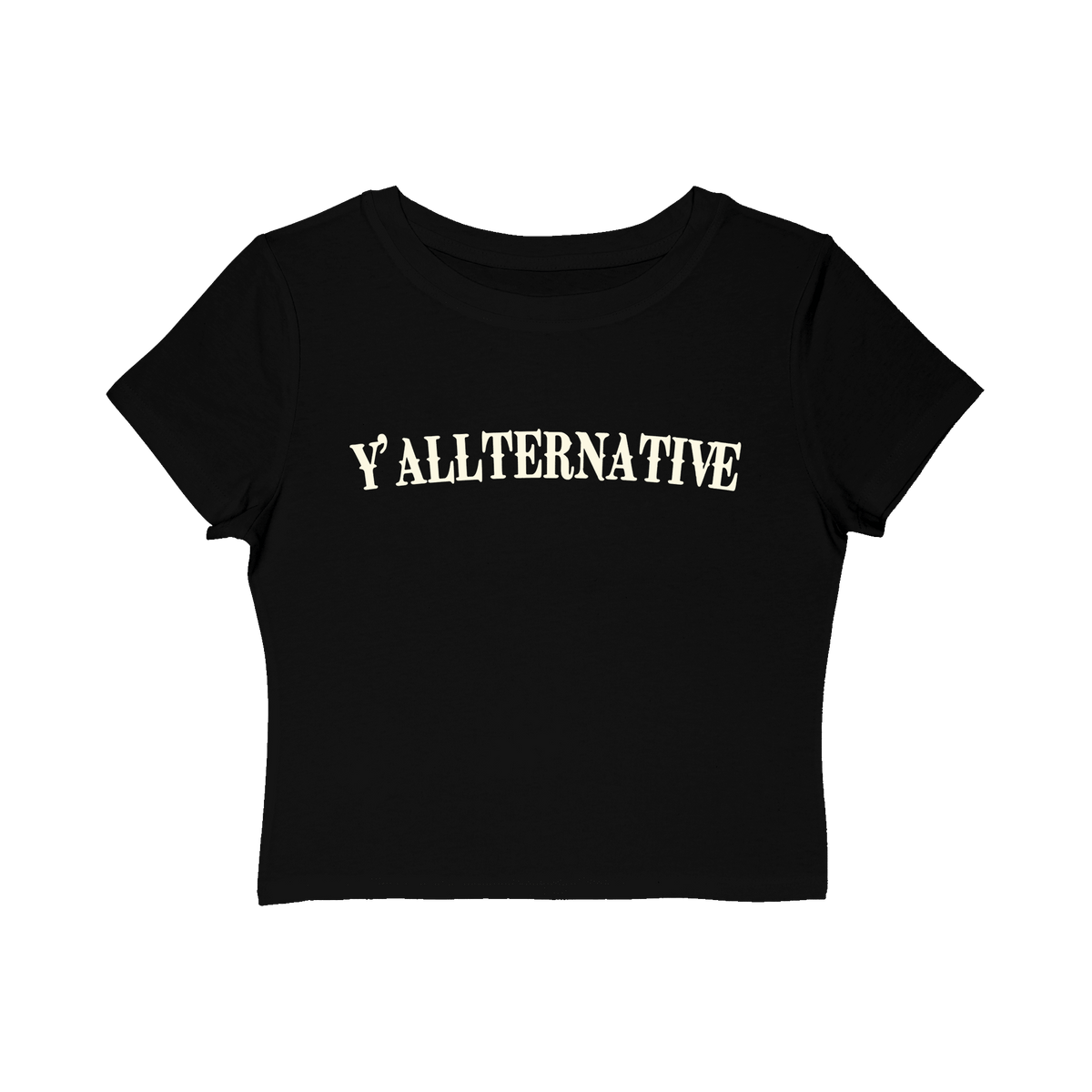 Ya'llternative Women's Baby Tee - Goth Cloth Co.T-Shirt54791178451198069992