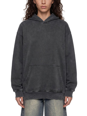 You Deserve to be Happy Acid Wash Fleece Hoodie
