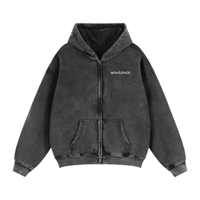 You Deserve to be Happy Zip Up Fleece Hoodie