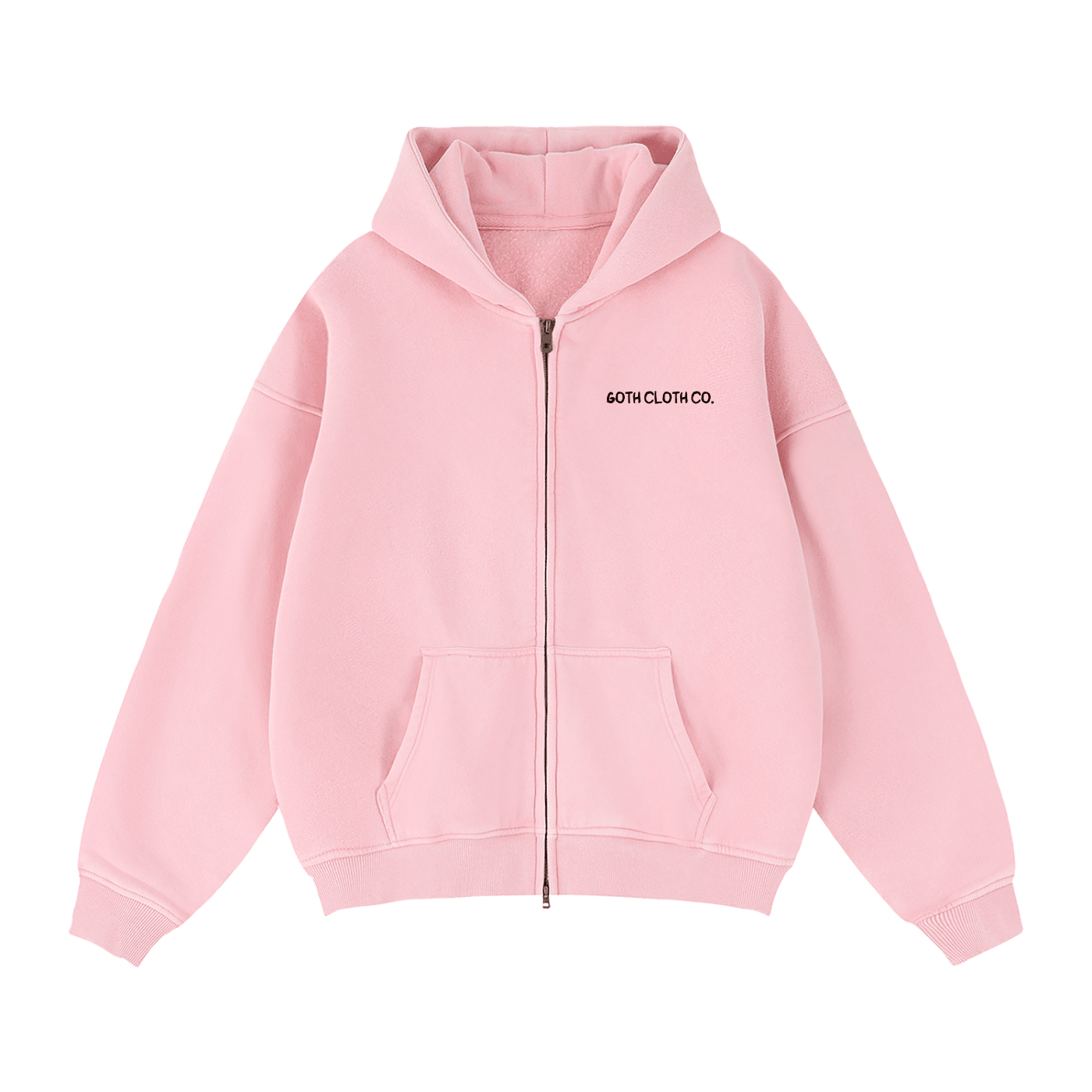 You Deserve to be Happy Zip Up Fleece Hoodie