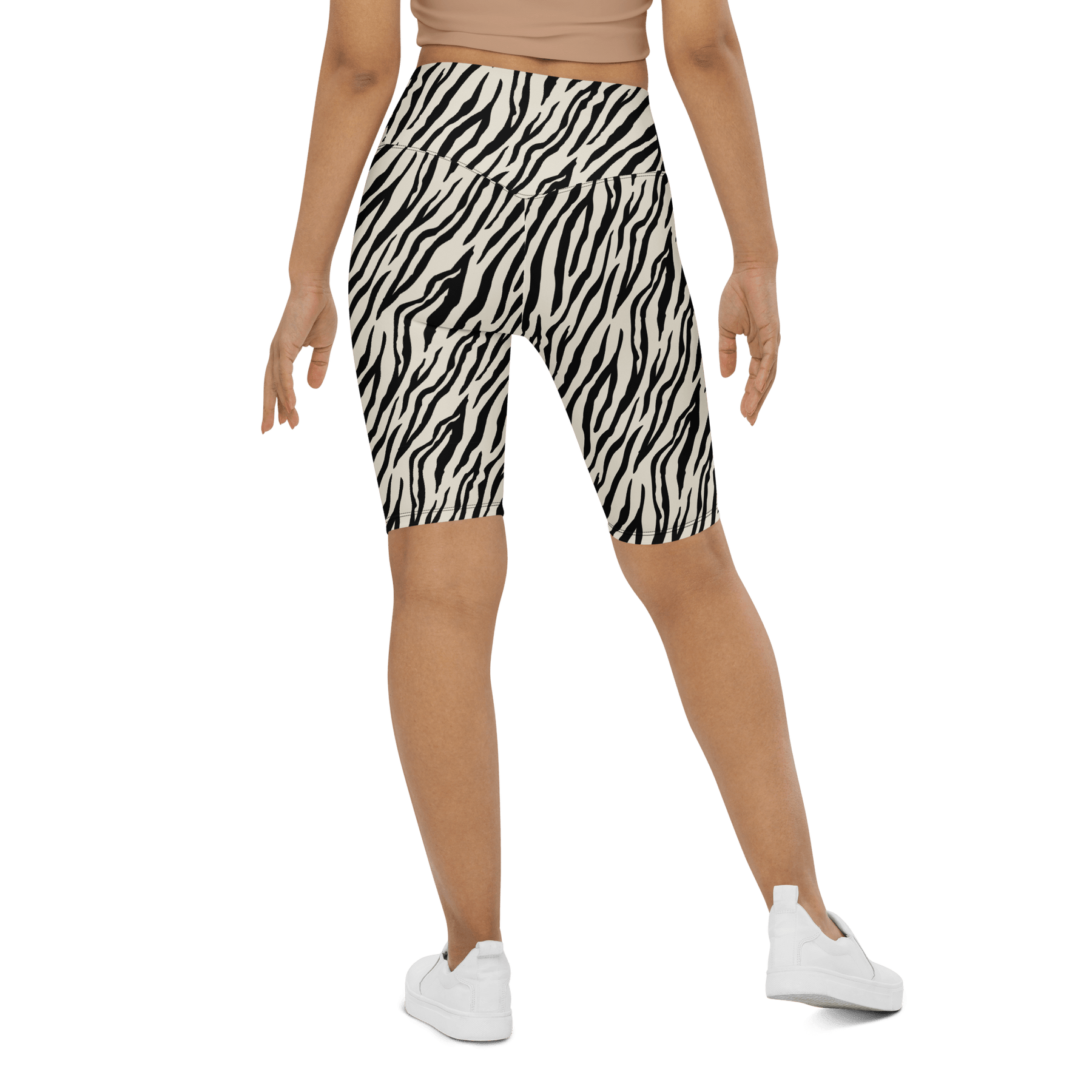 Zebra Biker Shorts (Ready to Ship) - Goth Cloth Co.final sale