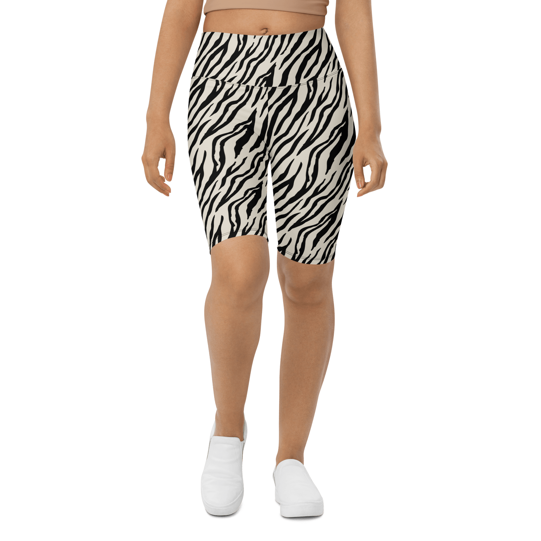 Zebra Biker Shorts (Ready to Ship) - Goth Cloth Co.final sale