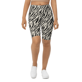 Zebra Biker Shorts (Ready to Ship) - Goth Cloth Co.final sale