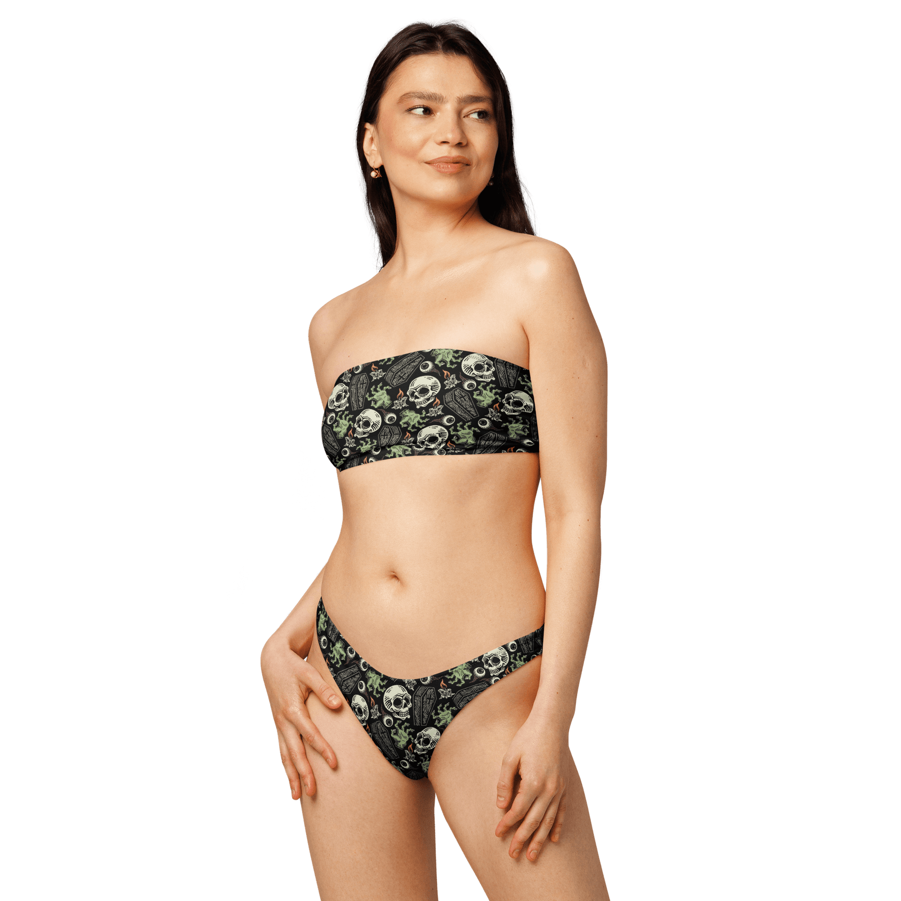 Zombabe Bandeau Bikini Top - Goth Cloth Co.9358571_22682