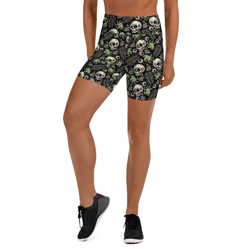 Zombabe Yoga Shorts - Goth Cloth Co.1715127_9079