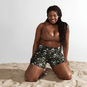 Zombabe Yoga Shorts - Goth Cloth Co.1715127_9079